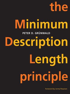 cover image of The Minimum Description Length Principle